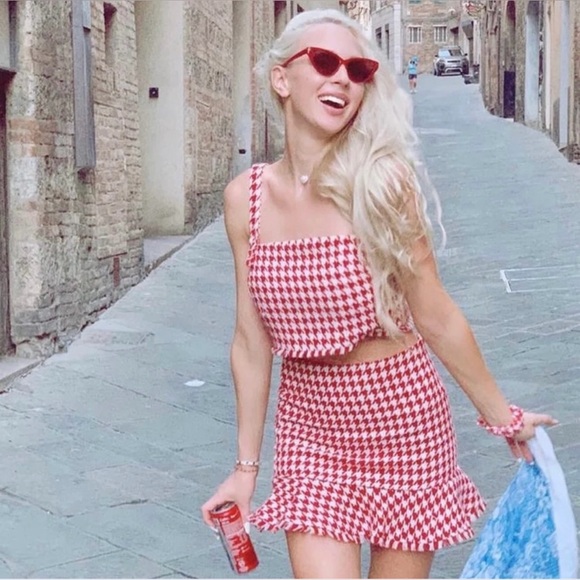 Lovers+Friends Houndstooth set - Picture 3 of 5